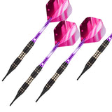 1 x RAW Customer Returns sanfeng darts, darts with plastic tip 18 grams, 3 pieces of professional soft darts arrows 16 grams for electronic dartboard, 6 aluminum shafts flights 50 anti-loose rubber rings 30 tips - RRP €15.12