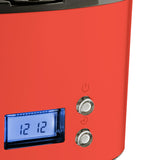 1 x RAW Customer Returns H.Koenig MG30 American Coffee Machine, plastic, Stainless Steel, Red - RRP €44.99