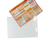 1 x RAW Customer Returns Pack of 5 transparent sleeves A3, A4 or A5 format A3 297 x 420 mm  - RRP €62.0