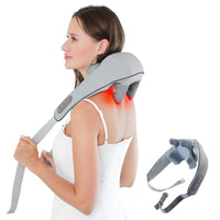 1 x RAW Customer Returns Neck massager, Shiatsu neck massager with heat, with 5D deep tissue massage, muscle pain relief for neck, back and shoulder - RRP €55.64