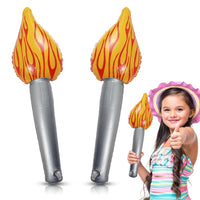 24 x Brand New Torche Gonflable-Olympic Flame 2024, 2pcs Inflatable Torch, Decoration for Olympic Games 2024, Inflatable Olympic Flame, Safe and Durable - RRP €489.6