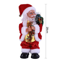 1 x RAW Customer Returns Santa Claus Shaking Hips Santa Claus Doll Movable Santa Claus with Dance Music Christmas Decoration Dancing Santa Claus Ornament Christmas Decorations for Christmas Party - RRP €27.85