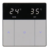 1 x RAW Customer Returns Wengart room thermostat WG808, touch button, LED display, AC230V max10A for underfloor heating water heating The function is simple and easy to use - RRP €20.59