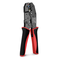 1 x RAW Customer Returns GUPTOMES crimping pliers for insulated cable lugs 0.50-6.00 mm crimping pliers cable lugs with ratchet function cable lug pliers, crimping pliers, crimping pliers - RRP €17.8