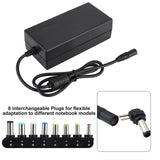 1 x RAW Customer Returns Demeras Universal AC DC Adapter 100-240V to 12V 15V 16V 18V 19V 20V 24V Multi-Voltage Switching Power Supply - RRP €18.14