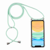 1 x Brand New Bigcousin mobile phone chain compatible with Huawei P30 Pro case, necklace mobile phone case with strap, transparent silicone case, protective case with cord in rose gold - RRP €9.16