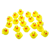 20 x Brand New CHLD rubber duck set of 20, squeaking ducks for the bathtub, bathing fun and decoration, party favors for children s birthdays, yellow - RRP €199.4