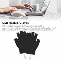 27 x Brand New USB Heated Gloves, Winter Heated Gloves, USB Heated Gloves, Winter Heating Gloves, Knitted Heated Gloves, Half Finger USB Heated Gloves, Unisex USB Heated Gloves, Black - RRP €810.0