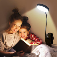 1 x RAW Customer Returns One Fire clamp lamp bed, 450lm reading lamp book clamp, 36 LED clamp light reading lamp, 25 modes battery lamp, book lamp reading lamp children, bed lamp, 360 gooseneck lamp - RRP €15.25