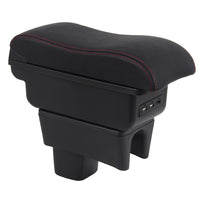 1 x RAW Customer Returns Car Accessories Center Armrest for Suzuki Swift Armrests 2005-2020 Car Center Console Armrest Two-Layer Black - RRP €58.8