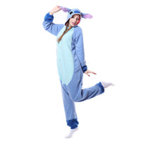 1 x RAW Customer Returns Stitch Onesie Relaxo Costume Jumpsuit Animal Relax Costume Women Men Pajamas Carnival Halloween Pajamas Cosplay Adult Carnival One-Piece Blue S - RRP €29.24