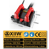 2 x RAW Customer Returns XIIW Concrete Milling Machine 1600W 4000RPM Roller Milling Machine Renovation Milling Machine Plaster Milling Machine Wall Milling Machine Concrete Grinder Roller Grinder Face Milling Machine - RRP €307.98