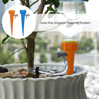 5 x Brand New Drip Irrigation Kit, Automatic Plant Waterers, Automatic Watering, 8Pcs Automatic Irrigation, Automatic Irrigation System, Drip Bottle Orange Blue  - RRP €45.95