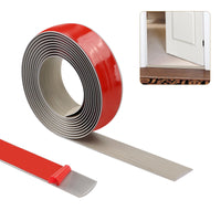 1 x RAW Customer Returns 400cm 5cm transition strip self-adhesive, vinyl flooring, door strip self-adhesive, door threshold strip, flat laminate profile flooring edge strip gray  - RRP €17.14