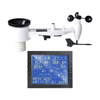 1 x RAW Customer Returns ECOWITT Weather Station, 7-in-1 Wireless Weather Station with Outdoor Sensor, Solar Powered and LCD Console Display, PC Software Operation, Email Notification, WS2320 868MHz - RRP €126.74