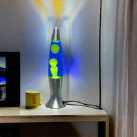 1 x RAW Customer Returns Signes Grimalt - Table lamp Lava 40 cm blue-yellow 83627 - RRP €39.95