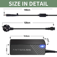 1 x RAW Customer Returns ANTWELON 65W Laptop Power Supply Charger Charging Cable 18.5V 3.5A for HP Pavilion G4 G6 G7 M6, Compaq Presario CQ56 CQ57 CQ60, Envy M7 M6, EliteBook 840 850 G1 G2, Probook 430 440 G1 G2 AC Adapter 7.4 5.0MM - RRP €17.14