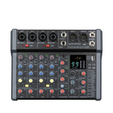 1 x RAW Customer Returns Weymic A80 Professional Mixer for Recording DJ Stage Karaoke Music Application w 99 DSP Effect USB Drive for Computer Input, XLR Microphone Jack, 48V Power 8-Channel  - RRP €59.0