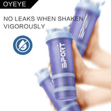 1 x Brand New OYEYE Protein Shaker Bottle, Nutrition Protein Shaker 450ml with Storage Box 100ml 150ml, with Stirring Ball Stainless Steel, Drinking Bottle for Gym Fitness Powder Food Supplements Creamy, BPA Free Blue - RRP €20.4