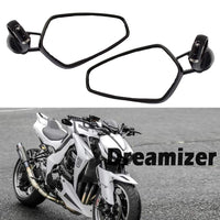 1 x RAW Customer Returns DREAMIZER 7 8 22mm Motorcycle Handlebar Mirrors, Motorbike Rearview Mirrors for Z1000 ER6N ER6F MT01 MT03 FZ6 GSF1250 GSF600 Monster M696 - RRP €29.34