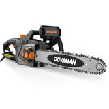 1 x RAW Customer Returns DOVAMAN 2400W Electric Chainsaw, with Auto-Tension SDS System, 40cm Oregon Bar and Chain, 15m s Chain Speed, Automatic Oiler, Mechanical Brake and 2 Chains - DCS01A - RRP €93.41