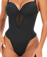 1 x RAW Customer Returns Figninget Black Bodysuit Women Bodysuit Shaping Bodysuit Fajas Colombianas Reductoras Y Moldeadora Elegant Women s Bodysuit Black XL - RRP €36.62