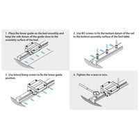 1 x RAW Customer Returns iMetrx MGN12H 700MM linear guide rail MGN12 for 3D printer and CNC machine 2 Pack  - RRP €87.72