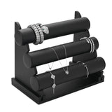 1 x RAW Customer Returns Oirlv Jewelry Stand 3-Tier and Removable Bangle Jewelry Stand for Watch, Display Stand Necklace Holder Black  - RRP €33.26