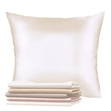 1 x RAW Customer Returns Silk Pillowcase - 50x75 cm - 100 Natural Silk - 19 Momme - Pillowcase with Benefits for Hair and Skin - Anti-wrinkle Anti-mite - Ivory - RRP €27.99