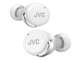 1 x RAW Customer Returns JVC HA-Z330T-W - Compact True Wireless Earbuds, Active Noise Cancelling, Lightweight, Stylish Design, BT 5.2, IPX4 , 21 Hours Playtime, Low Latency Mode for Gaming, White , In-Ear - RRP €74.15