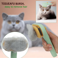 4 x Brand New Dog brush for long hair and short hair, cat brush, cat brush for removing undercoat, animal care dog brush undercoat, products for hair removal for pets green  - RRP €50.08