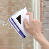 1 x RAW Customer Returns Weikeya Window Squeegee, Rubber Squeegee, Cleaning Tool, Built-in Sponge, Flexible, Double-Sided Plastic, Magnets for Windows with a Thickness of 3-8 mm - RRP €22.99