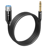 1 x RAW Customer Returns ANNNWZZD XLR Jack Cable for Guitar, Amplifier, Microphone, Mixer 10M - RRP €26.51