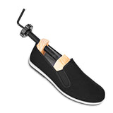 1 x RAW Customer Returns AioTio 1 pair of shoe trees for shoes, shoe stretchers made of pine wood for men and women, adjustable length and width, shoe stretchers 2 pieces, M 37-41 EU  - RRP €21.99