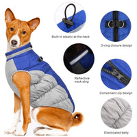 1 x Brand New Dolahovy Winter Dog Jacket Warm Dog Coats Windproof Dog Clothes Soft Fleece Lined Puppy Vest Reflective Dog Jackets for Small Medium Dogs Chihuahua Outdoor - RRP €25.2