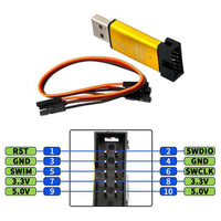 1 x RAW Customer Returns Oewnvmd St-Link V2 40 Pin STM32F103C6T6 Arm STM32 SWD Minimum System Card - USB - RRP €14.35