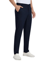 1 x RAW Customer Returns MoFiz Men s Golf Pants Stretch Slim Fit Business Sports Long Pants with 5 Pockets Navy Blue 40W 30L - RRP €37.98