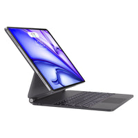 1 x RAW Customer Returns DINGRICH Magic Keyboard iPad Air 11 M2 2024 Keyboard, Free-Floating Stand Design, Illuminated Magic Keyboard with Trackpad for iPad Pro 11 inch 4th 3rd 2nd 1st and iPad Air 6th 5th 4th Gen - RRP €69.99