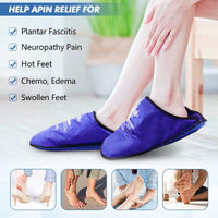 1 x RAW Customer Returns Hilph cooling shoes chemotherapy feet cooling slippers, cooling socks with gel cold therapy for feet toes during chemotherapy rheumatism ice socks Chemoz, 1 pair - RRP €23.99