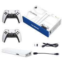 1 x RAW Customer Returns POFET Retro Game Stick Wireless Revisit Classic Game Console with Built-in 64GB Card Super Wireless USB Game Console Plug and Play TV Stick with 2 Controllers - RRP €33.99