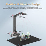 1 x RAW Customer Returns JOYUSING 13 MP Document Camera, USB Visualizer A3 Size, LED Light, AutoFocus, Multi-Jointed Design, for Distance Learning, Recording Live Demo-Windows, Mac, Chromebook - RRP €90.64