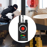 1 x RAW Customer Returns Bug detector, multifunctional radio signal detector, anti-monitoring radio detector GSM device tracer finder EU  - RRP €42.41