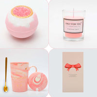 12 x Brand New LOMUG gifts for women, Valentine s Day gifts for girlfriend, gift box for women, 340ML ceramic coffee mug with scented candle and card set bathroom SPA, personalized mug gift for girlfriend Birthday - RRP €231.24