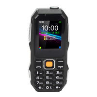 1 x RAW Customer Returns 2G Rugged Mobile Phone, Dual SIM Unlocked Mobile Phone for Seniors, 1.8 Inch HD Screen, 5800 mAh Battery, LED Flashlight, Big Buttons - RRP €23.89