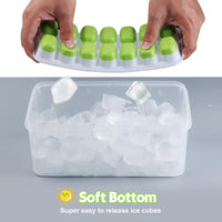 10 x Brand New Silicone Ice Cube Tray with Lid Container, JRISBO 4 Pack Ice Cube Trays BPA Free LFGB Certified, Premium Safe Ice Cube Silicone Mold for Baby Food Beer Cocktail Coffee - RRP €130.1