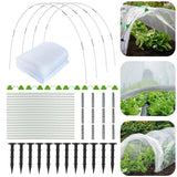 1 x RAW Customer Returns Tunnel arch for raised beds, plant tunnel arches, greenhouse tires, fiberglass, garden tires, film tunnel for raised beds, garden tunnel tires, cold frame tunnel for raised beds, with vegetable protection net- RRP €20.41