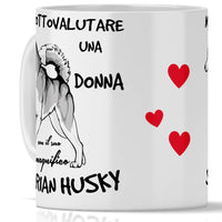 1 x RAW Customer Returns Siberian Husky Ceramic Dog Mug - 350ml. for yourself or gift for woman, friend, mother, aunt, cousin, grandmother, birthday, anniversary - RRP €16.67