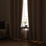 1 x RAW Customer Returns MIULEE Curtains Beige Opaque with Eyelets, Beautiful Soft Blackout Curtains for Darkening Rooms, Set of 2 Darkening Curtains Bedroom Living Room Thermal Curtain Cold Protection 140 x 260 cm - RRP €43.36