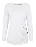 1 x Brand New MOLERANI women s long-sleeved T-shirt, lightweight sweater, loose long-sleeved shirt, tunic tops, casual blouse, round neck tops, white DE 46-48 XL - RRP €26.3