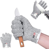 1 x RAW Customer Returns GUBOOM carving gloves for children, cut-resistant gloves, children s work gloves, level 5 protection and EN 388 certified for carving knives, cut-resistant, suitable for 3-12 year olds XXXS 3-5 year olds  - RRP €8.05